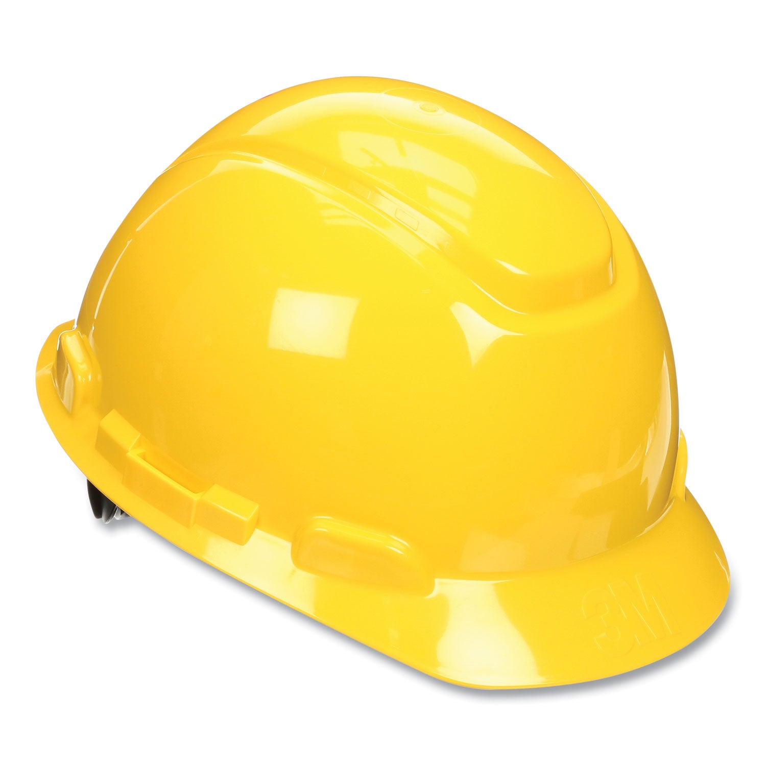 3M™ SecureFit Hard Hat with UVicator, 4-Point Ratchet Suspension - ANSI/ISEA Z89.1 Certified, Yellow - Ideal for Construction, Industrial & Safety Work