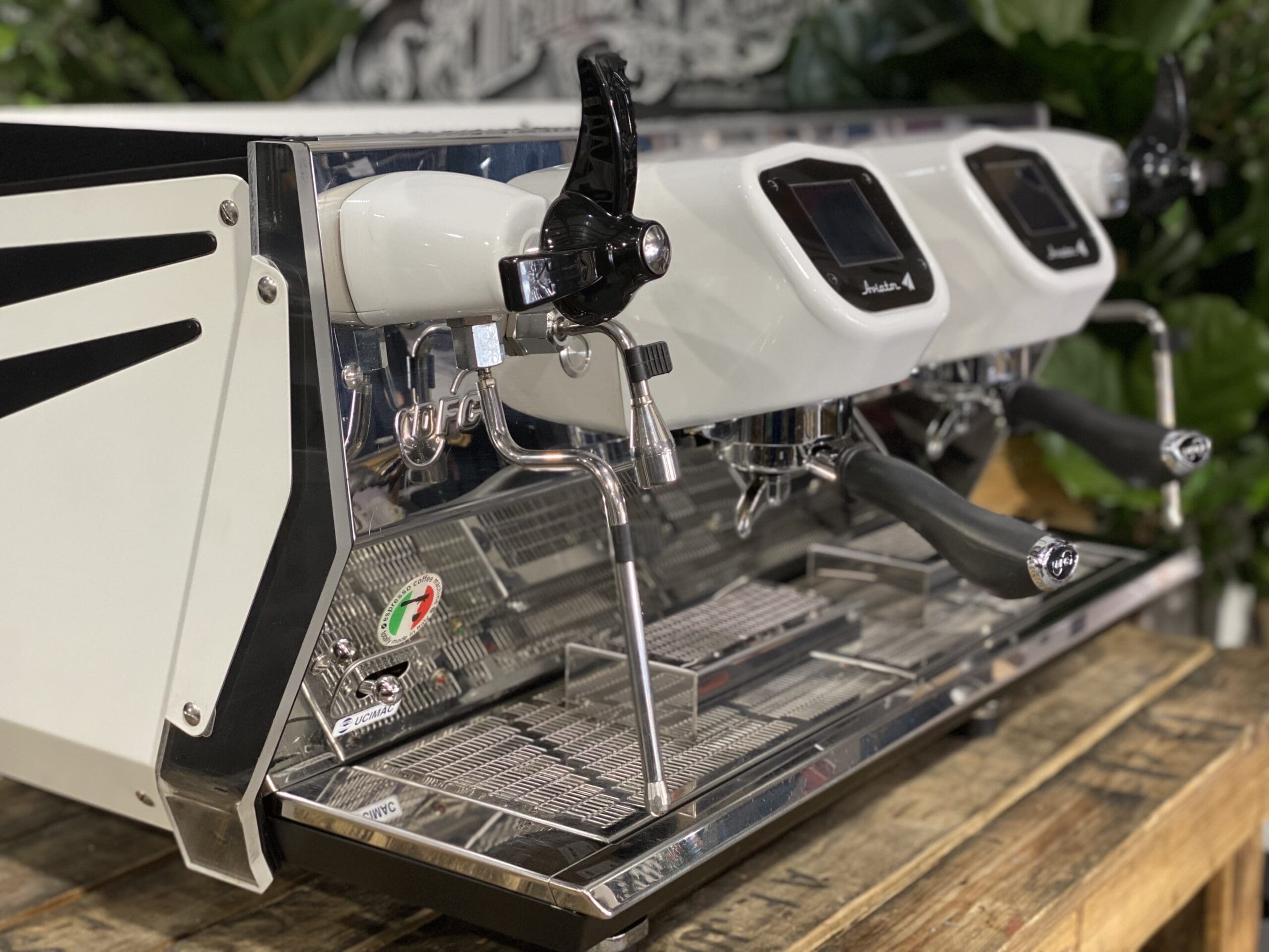 BFC Aviator 2 Group Commercial Espresso Machine in Custom White - Perfect for Coffee Shops, Restaurants & Home Baristas