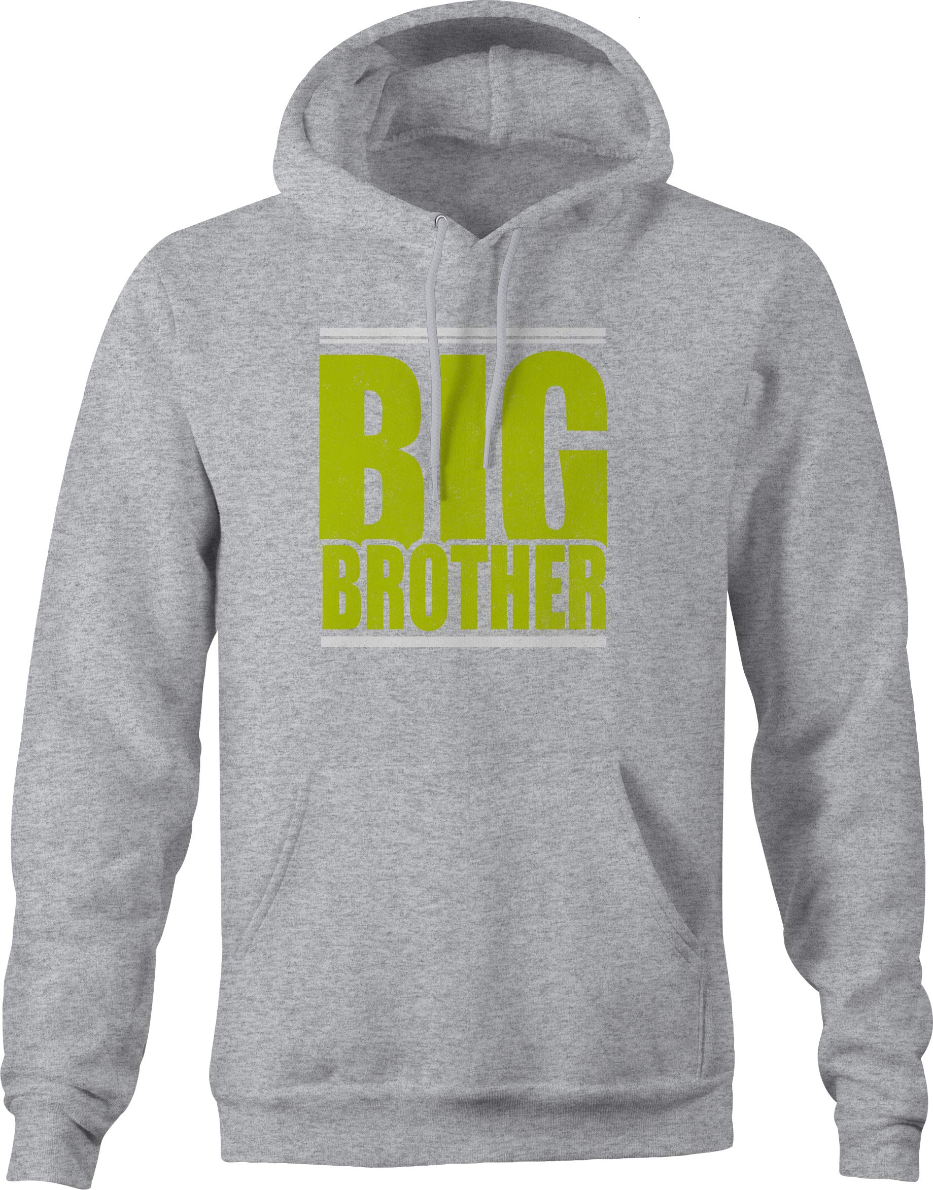 Big Brother Sibling Matching Fleece Sweatshirt - Family Love Gift for Men & Women - 2XL Gray - Cozy Couple Outfit for Christmas Photos & Family Reunions
