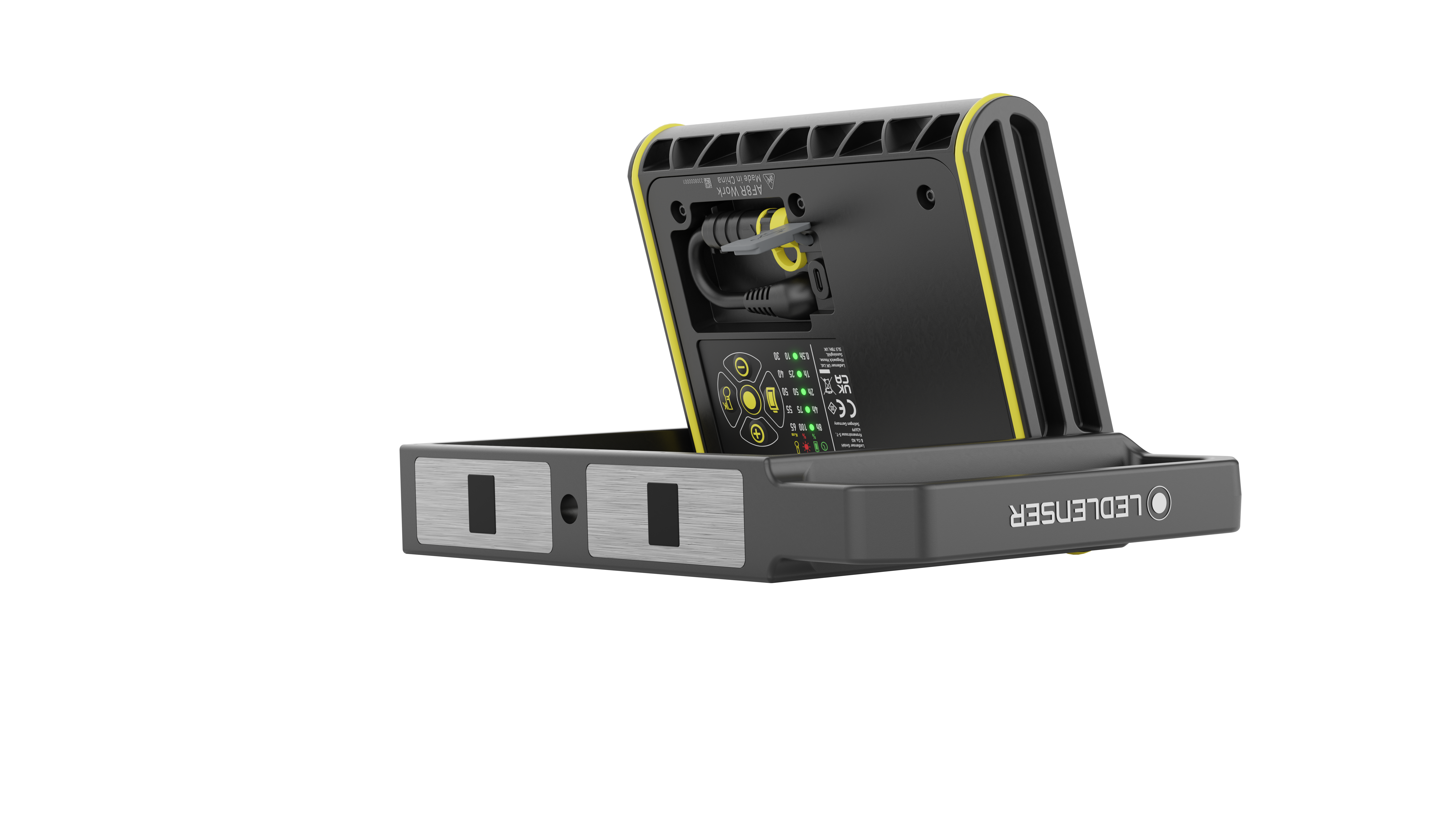 AF8R LED Work Floodlight - 5000 Lumens, IP65 Waterproof, Adjustable Outdoor Lighting for Construction, Warehouse, and Backyard Security - Bright, Durable, and Energy-Efficient Worksite Light