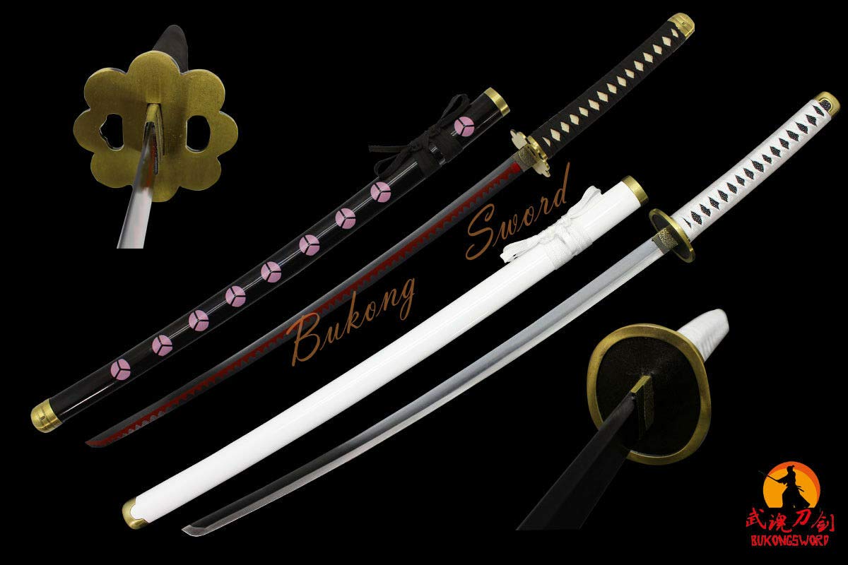 Roronoa Zoro Wado Ichimonji & Shusui Anime Sword - One Piece Cosplay Replica for Collectors & Fans | Perfect for Costumes, Display & Roleplay