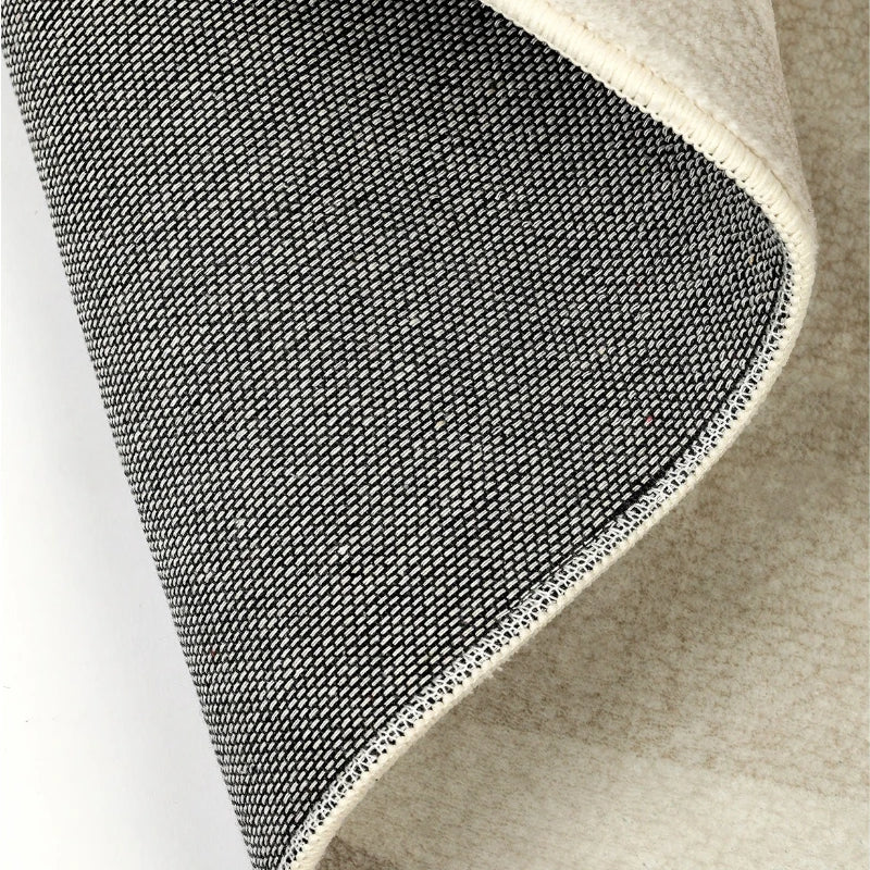 Madilynn Luxury Velvet Border Waterproof Area Rug - Soft Non-Slip Living Room Carpet for Bedroom, Nursery & High Traffic Areas