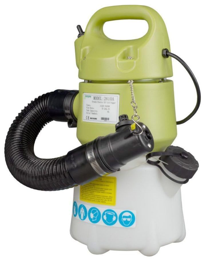 Commercial ULV Fogger Machine with Adjustable Flow Rate & Flexible Hose - Ideal for Disinfection, Pest Control, and Sanitizing Large Areas