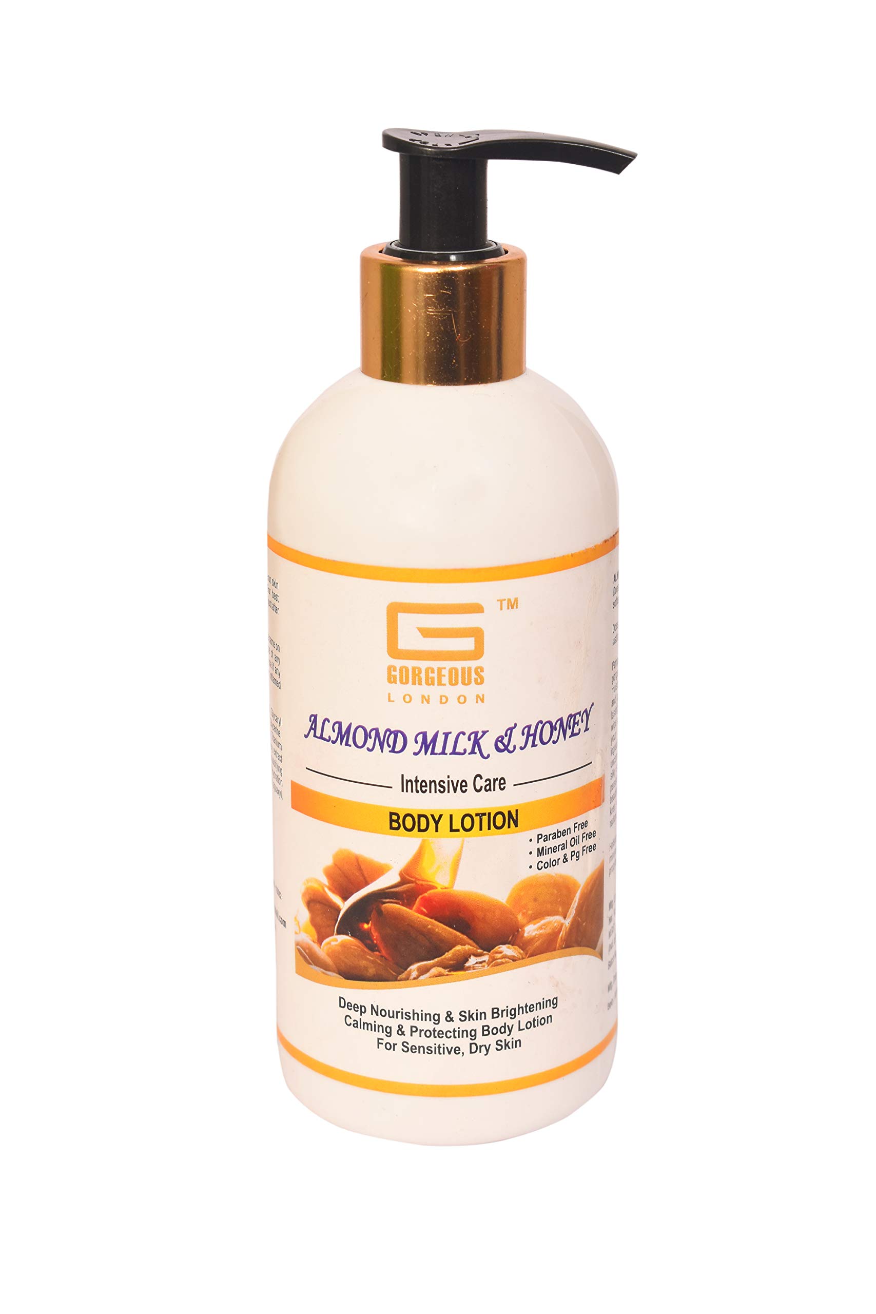 London Almond Milk & Honey Body Lotion - Ultra Hydrating Moisturizer for Dry Skin | Perfect for Daily Use, After Shower & Nighttime Skincare Routine