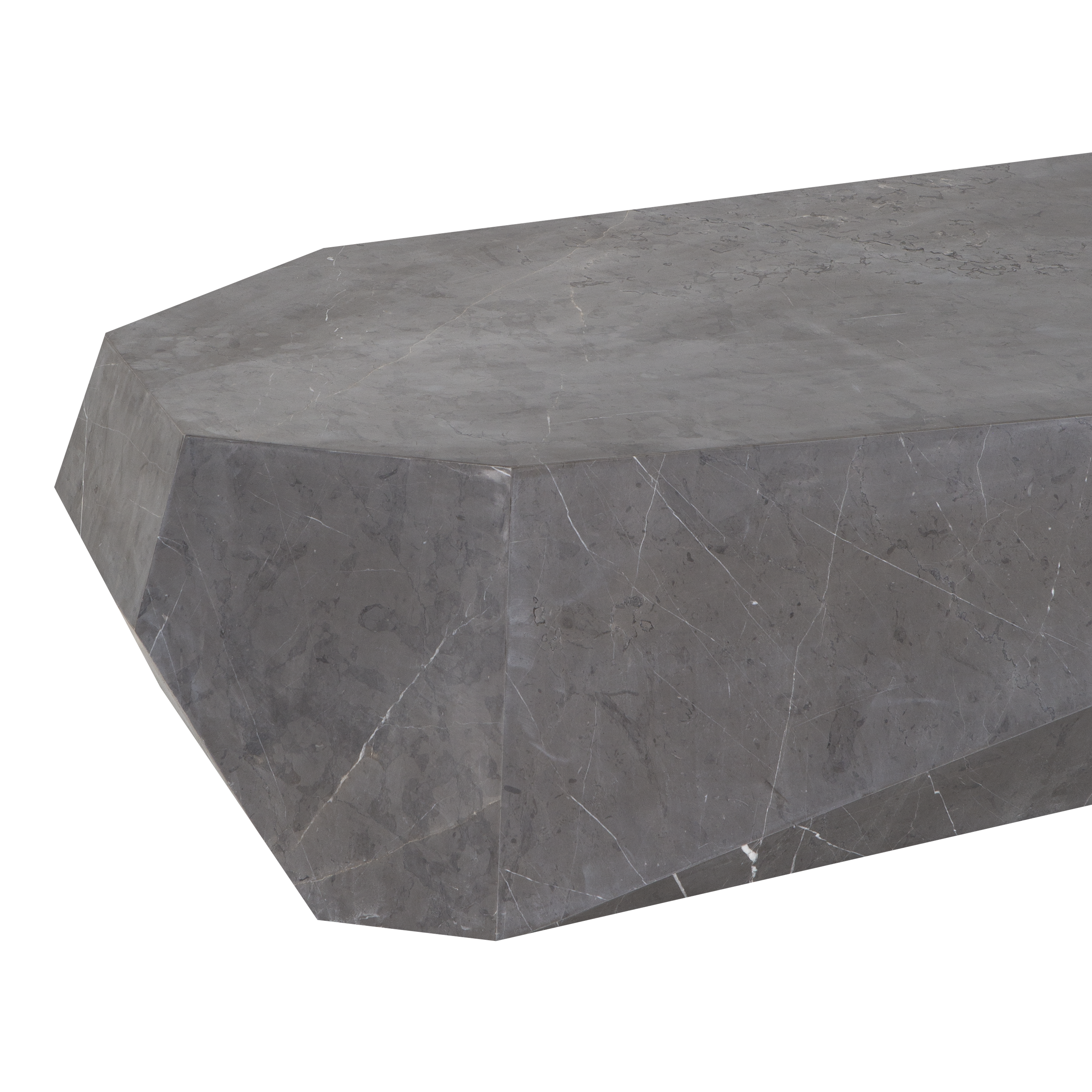 Modern Minimalist Glass Top Mineral Coffee Table - Stylish Living Room Centerpiece for Home Decor & Entertaining