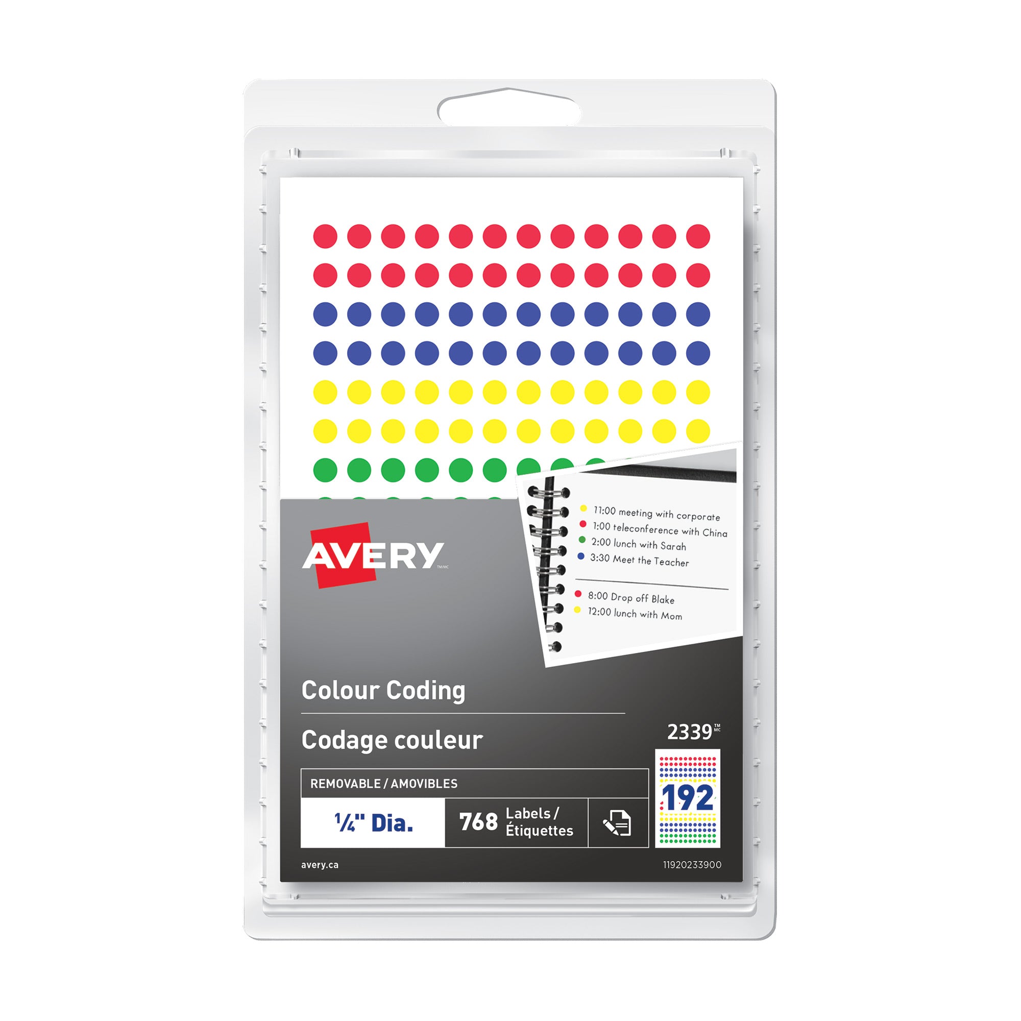 768 Pack Color Coding Labels - Assorted Sizes & Colors for Office, School, Home Organization & Storage