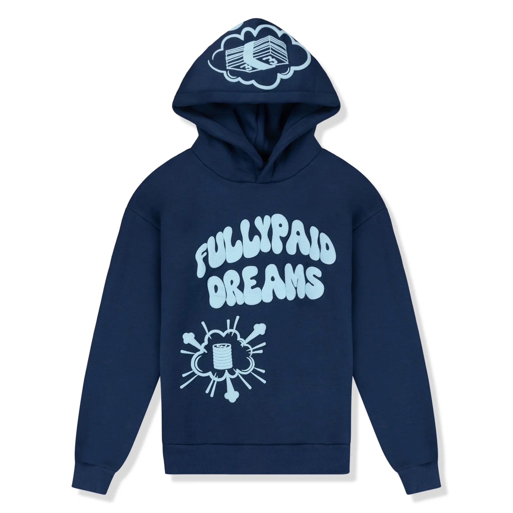Premium Navy Blue Hoodie for Men & Women - Soft Fleece Pullover with Front Pocket - Perfect for Casual Wear, Gym, and Outdoor Activities