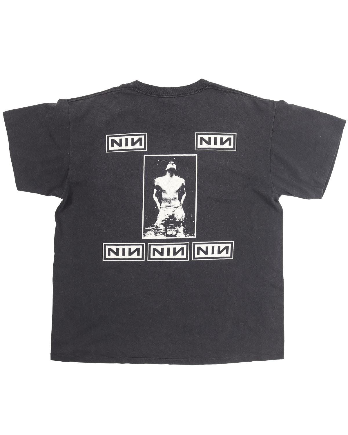 Vintage 1990s Nine Inch Nails (NIN) Band Logo T-Shirt - Retro Music Tee for Concerts, Gifts & 90s Grunge Fashion