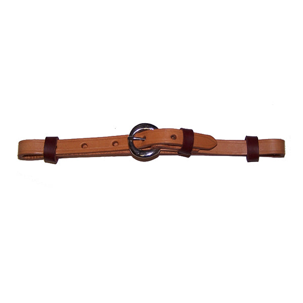 1/2 Inch Genuine Leather Curb Strap for Horses - Durable Equestrian Training Strap for Western & English Riding, Horseback Riding Accessories