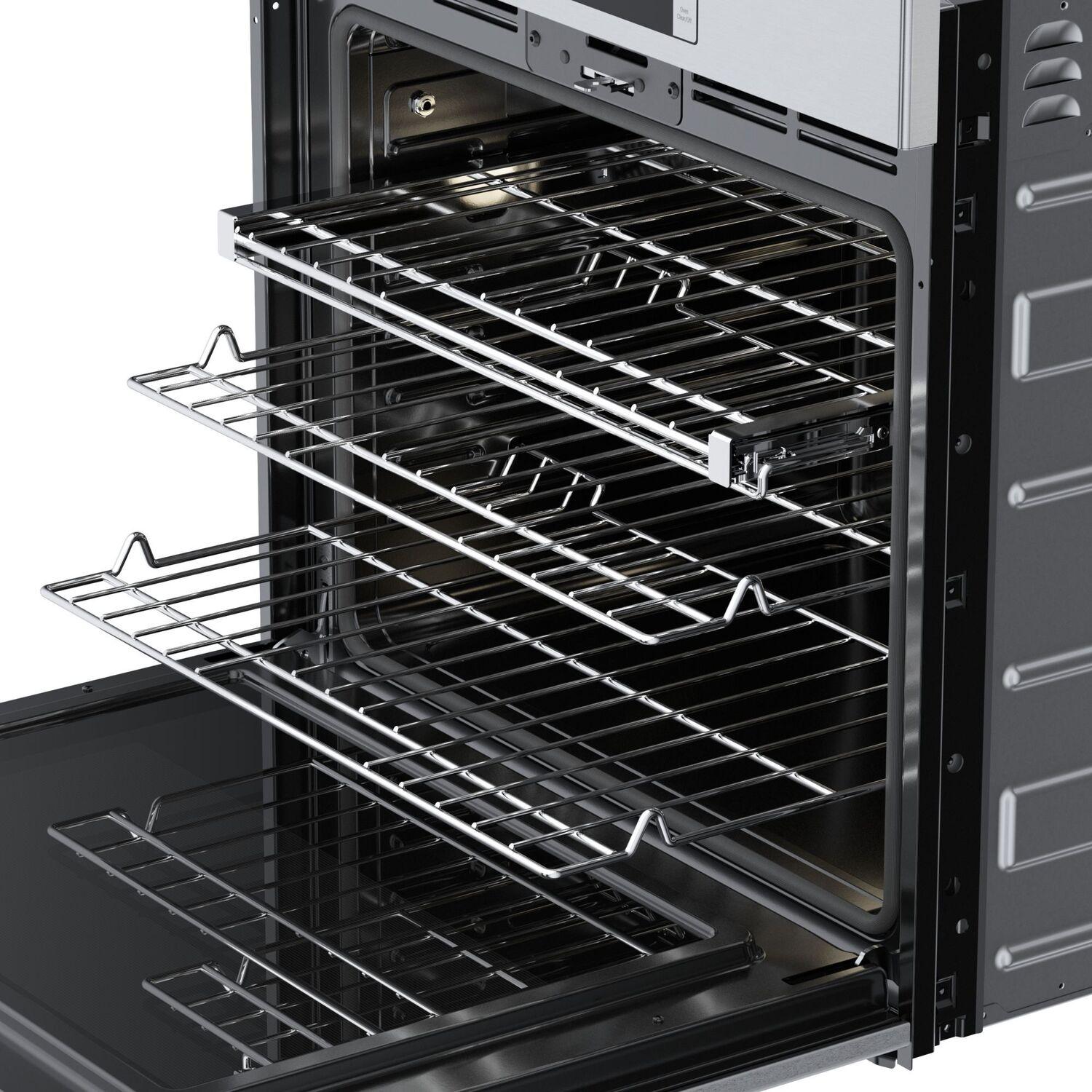 Bosch 800 Series HBL8454UC 30-Inch Single Wall Oven - Stainless Steel Built-In Electric Oven with Self-Cleaning & Convection Baking for Modern Kitchens