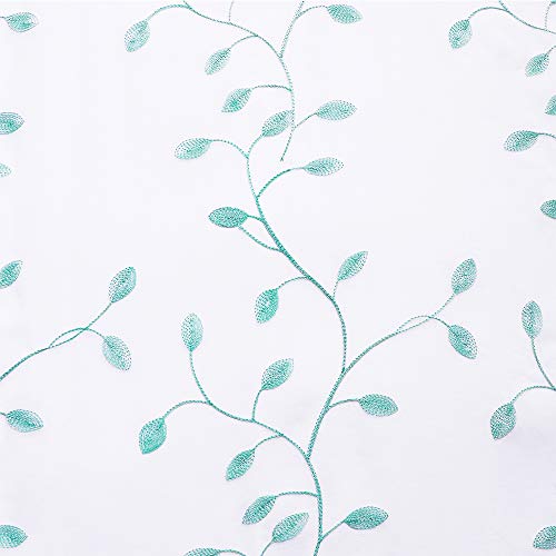 Leaves-aqua Blue