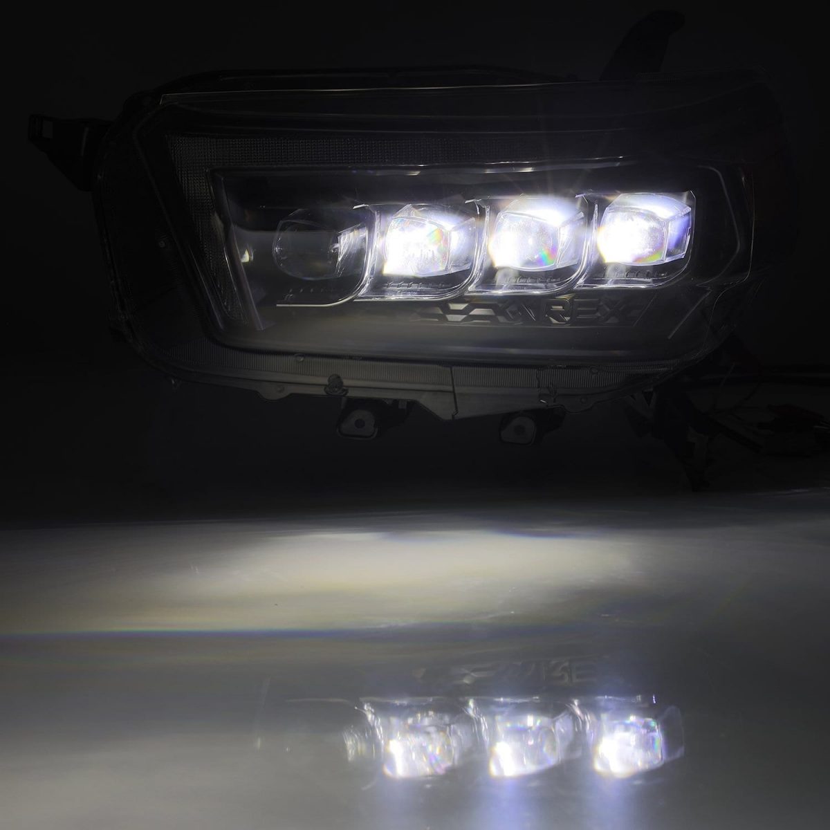 10-13 Toyota 4Runner NOVA Series LED Projector Headlights - Black Housing for Improved Night Visibility | Perfect for Off-Roading & Night Driving