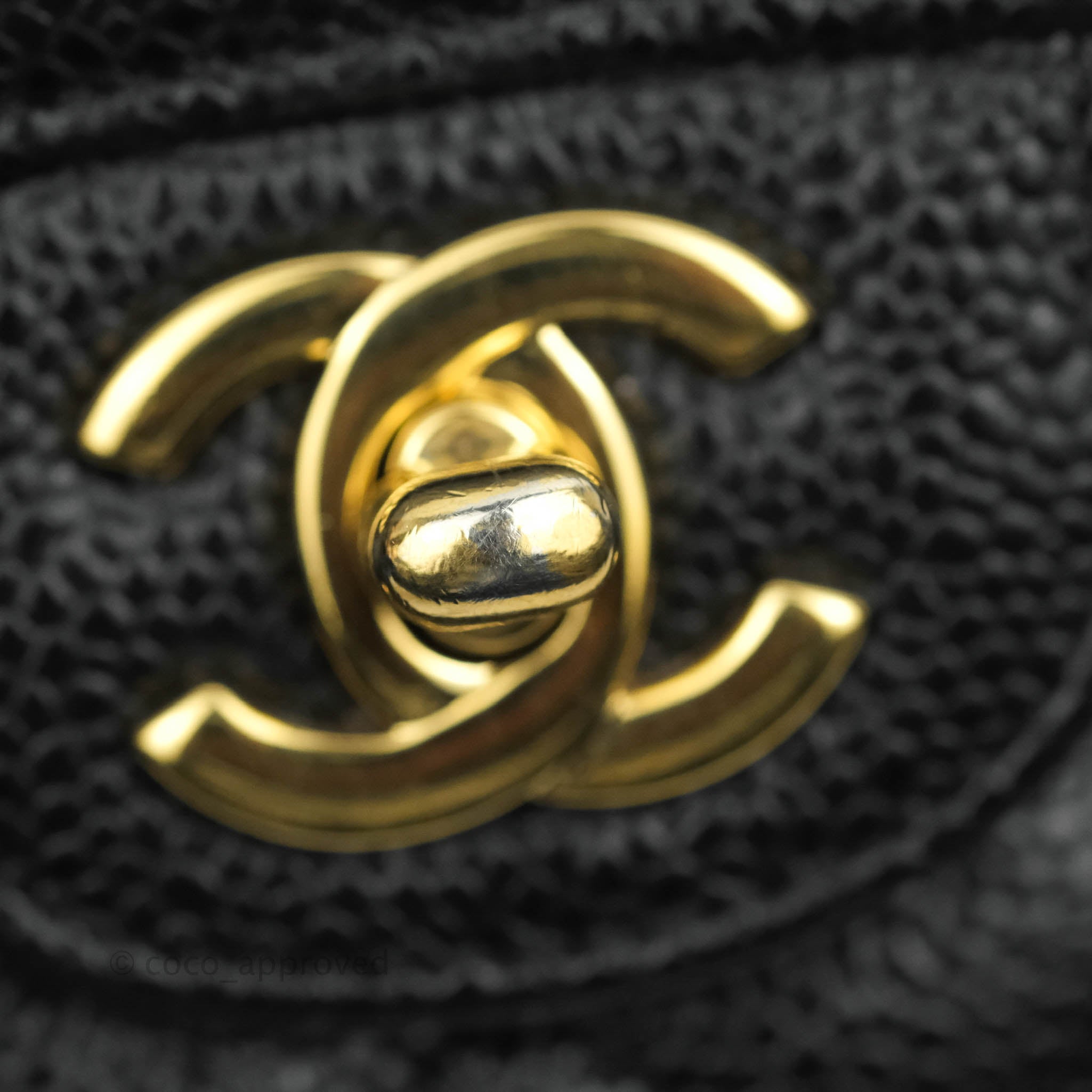 Chanel Classic Medium Double Flap Bag in Black Caviar Leather with Gold Hardware - Luxury Handbag for Women, Perfect for Work, Evening Events & Special Occasions