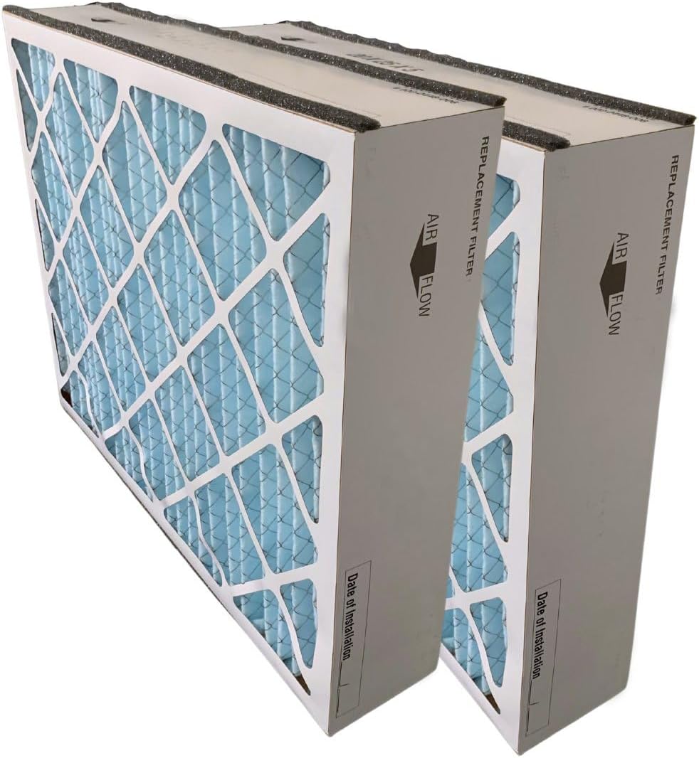 Ultravation 91 005 16x25x5 MERV 11 Replacement Air Filter - 2 Pack | Compatible with Atomic Furnace Filters | Perfect for Home HVAC Systems & Air Purifiers