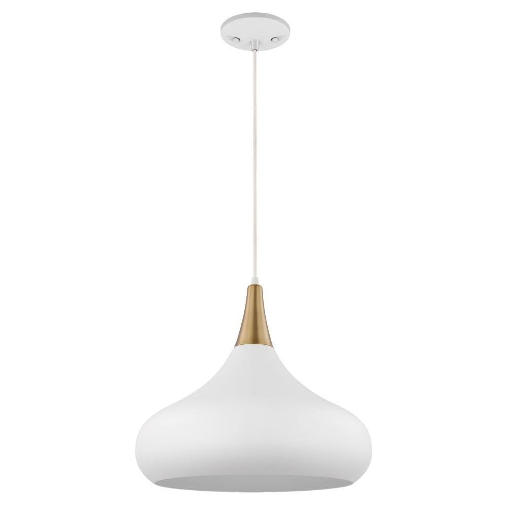 Nuvo Phoenix Mid-Century Modern 1 Light Large Pendant Light Fixture - 16.13