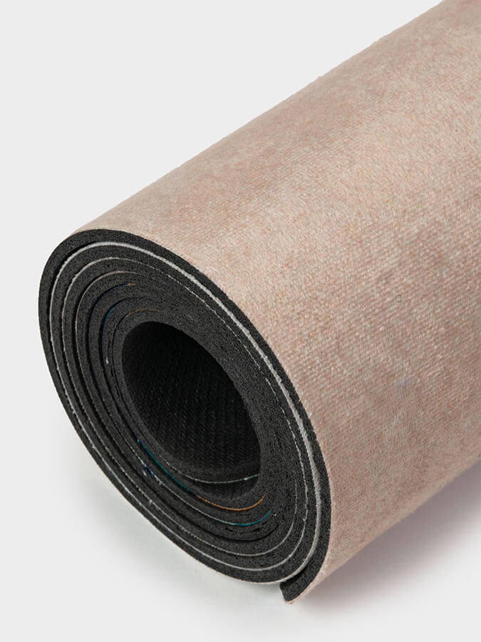 Eco-Friendly Vegan Suede Microfiber Yoga Mat 4mm - Non-Slip, Cushioned for Hot Yoga, Pilates & Home Workouts - Perfect for Beginners & Professionals