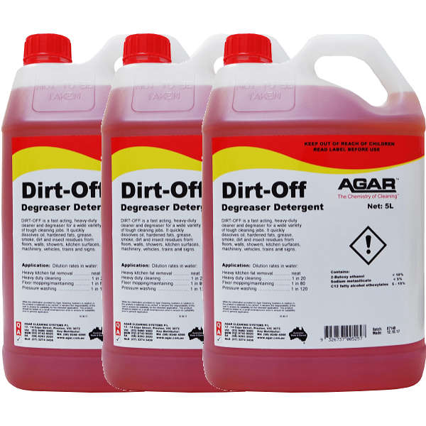 Agar Dirt Off Heavy Duty Degreaser - Powerful Cleaning Solution for Tough Grease & Stains | Ideal for Kitchens, Garages & Industrial Use