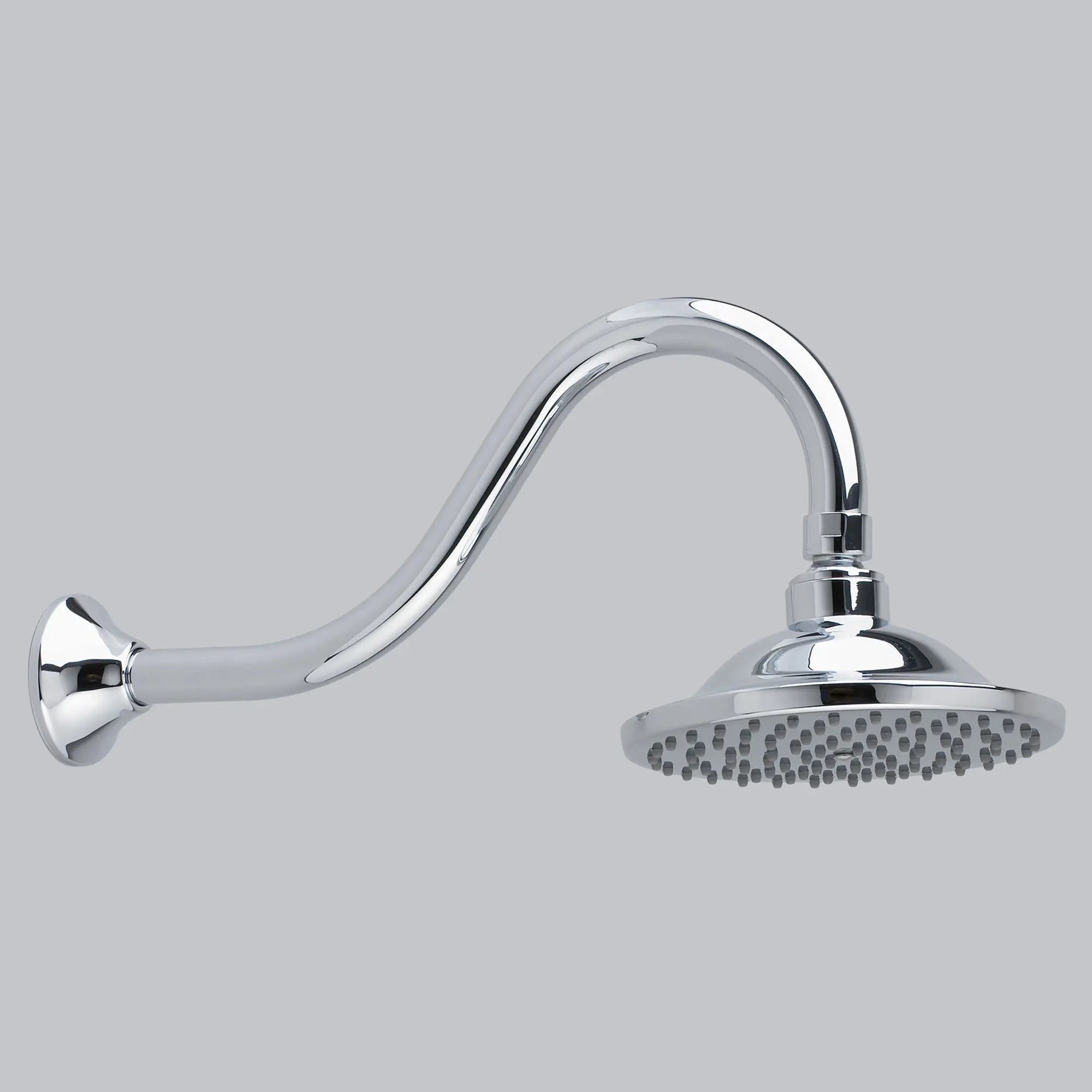 6 Inch High Pressure Rain Showerhead - 2.5 GPM/9.5 LPM Water Saving Shower Head with Adjustable Angle for Spa-Like Relaxation - Perfect for Bathroom, Master Suite & Luxury Hotels