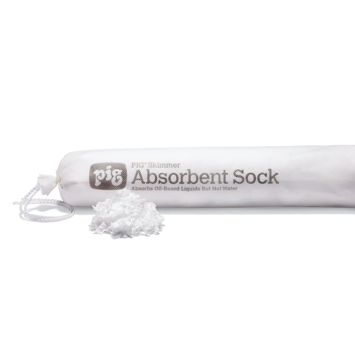 Oil Absorbing Socks - PIG Sheen Clean | 6 Gallon Capacity | 4 Oil-Only Absorbent Booms | 5