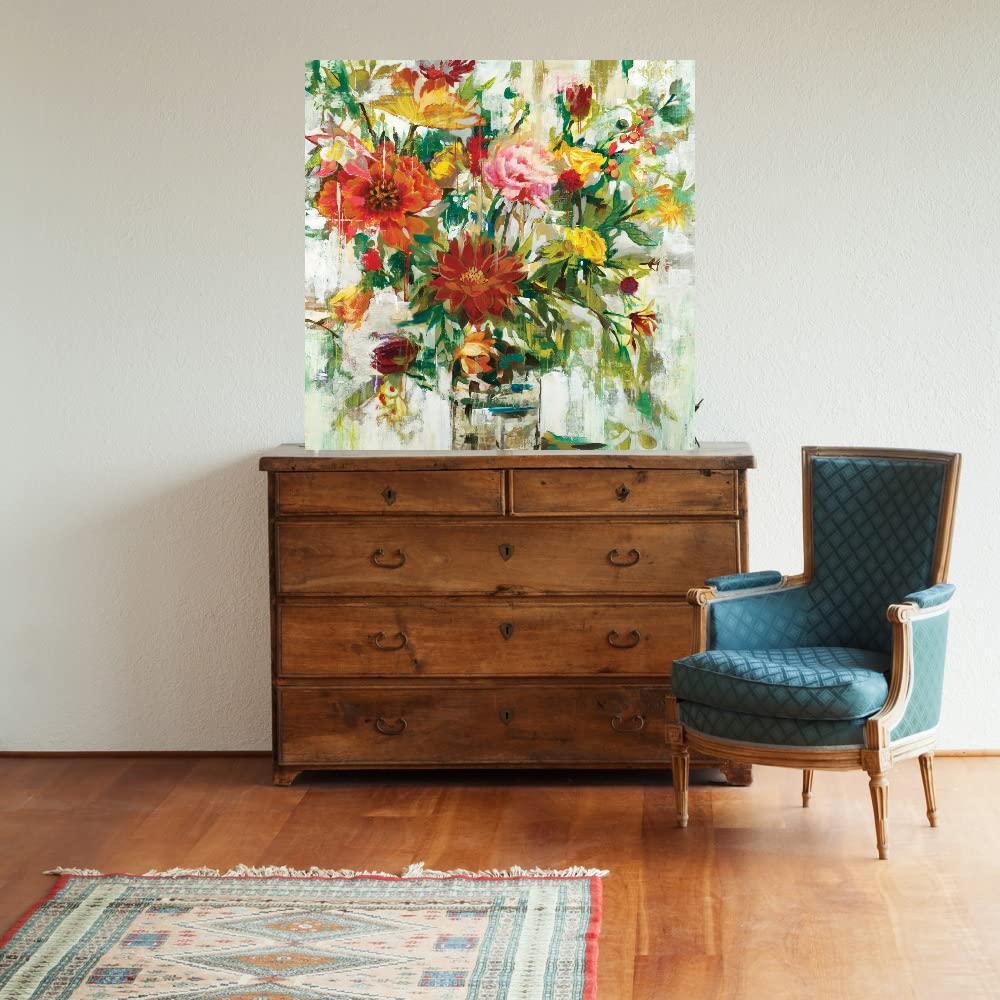 Liz Jardine Fine Art Canvas - Simple Gifts Wall Decor for Living Room, Bedroom, Bathroom, Office - Ready to Hang 22x22 Inches - Perfect for Home, Kitchen, Bar & Guest Room Decor