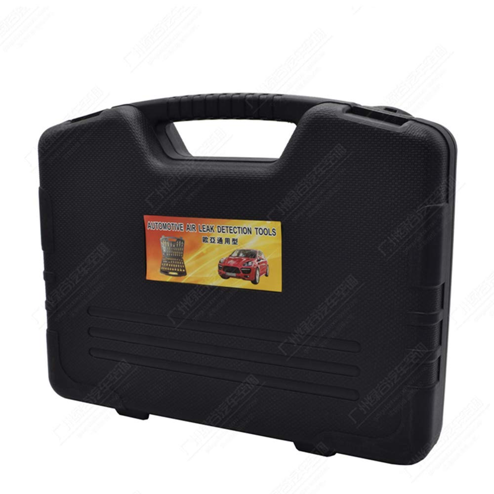 77Pcs Auto AC Leak Detection Kit - Professional HVAC Refrigerant Leak Tester Tool Set for Car & Home Air Conditioner Maintenance & Repair