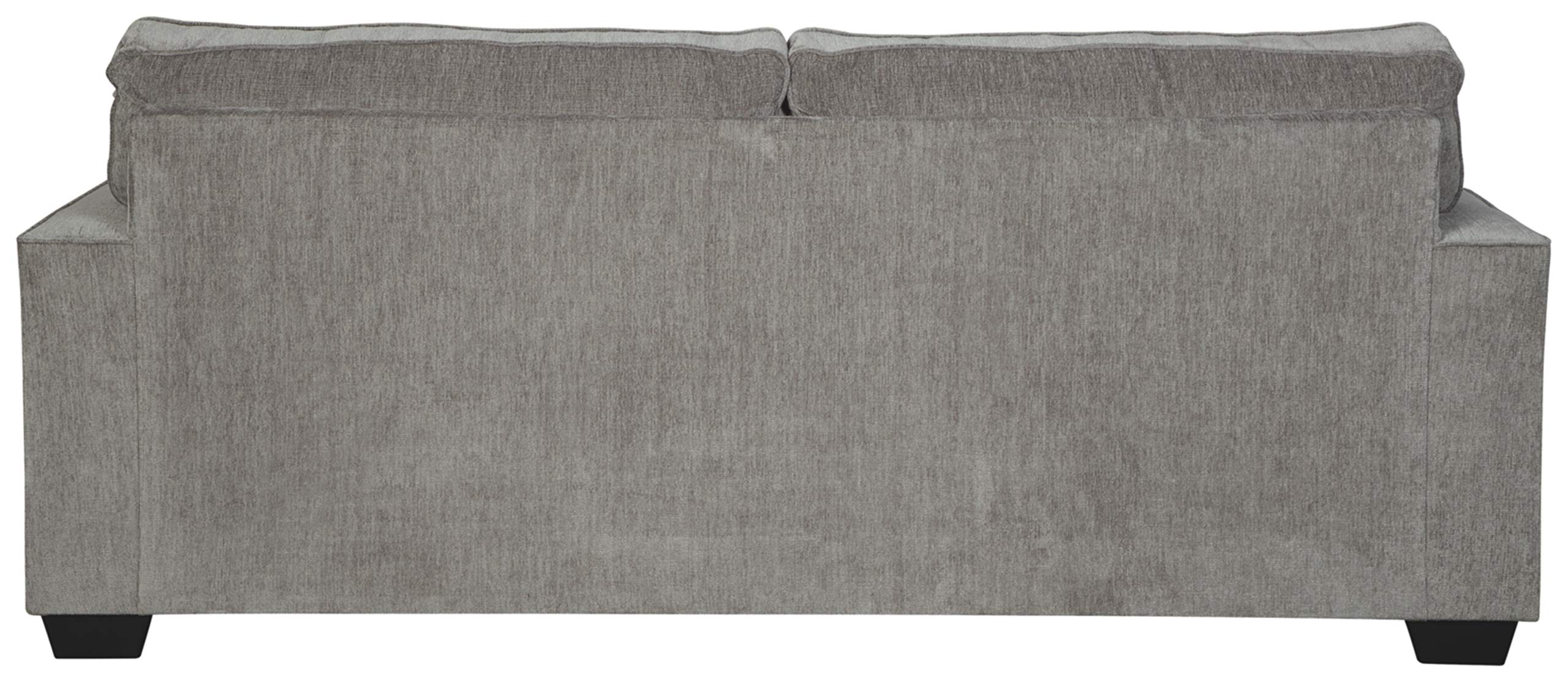 Signature Design by Ashley Altari Modern Sofa with 2 Accent Pillows, Light Gray - Contemporary Living Room Furniture for Small Spaces & Apartments