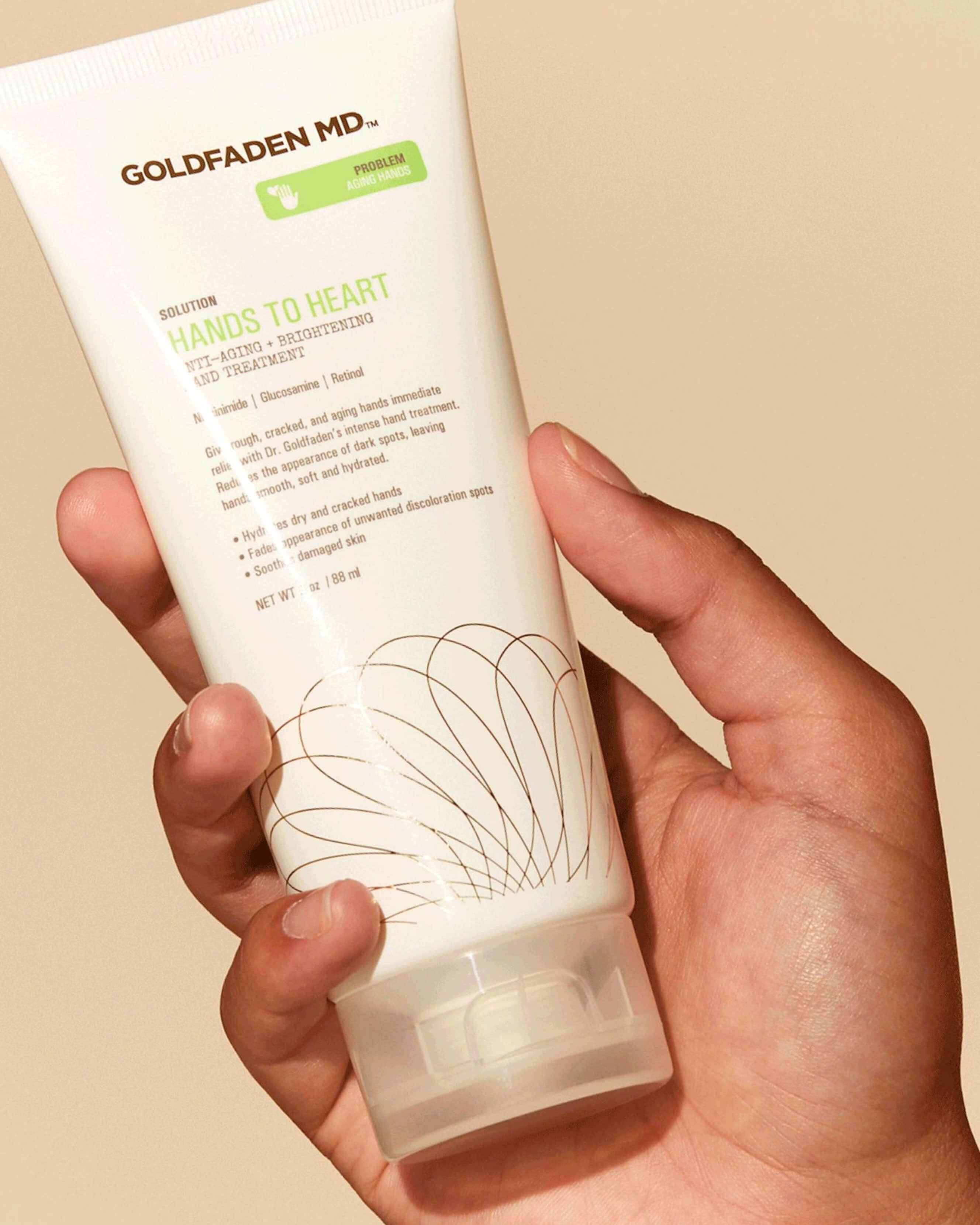 Hands to Heart Brightening Hand Treatment Cream - Moisturizing & Anti-Aging for Dry Skin - Perfect for Daily Use, Night Care & Gift Giving