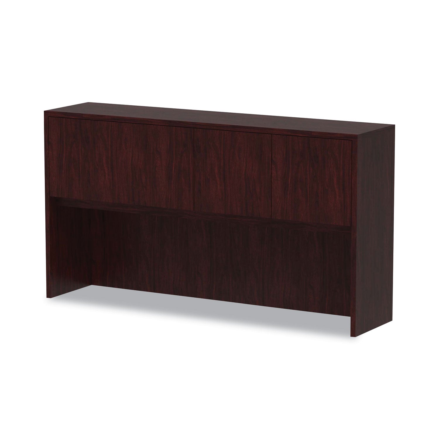Alera Valencia Series Hutch with Doors - 4 Compartments Storage Cabinet, 64.75