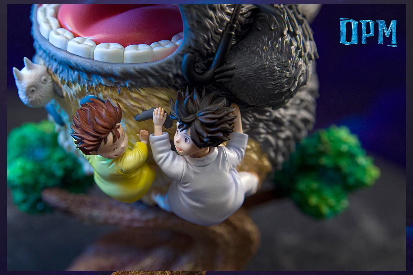 OPM Studio My Neighbor Totoro Small Figurine - Cute Anime Collectible Decor for Desk, Shelf & Gifts | Studio Ghibli Inspired Home & Office Decoration