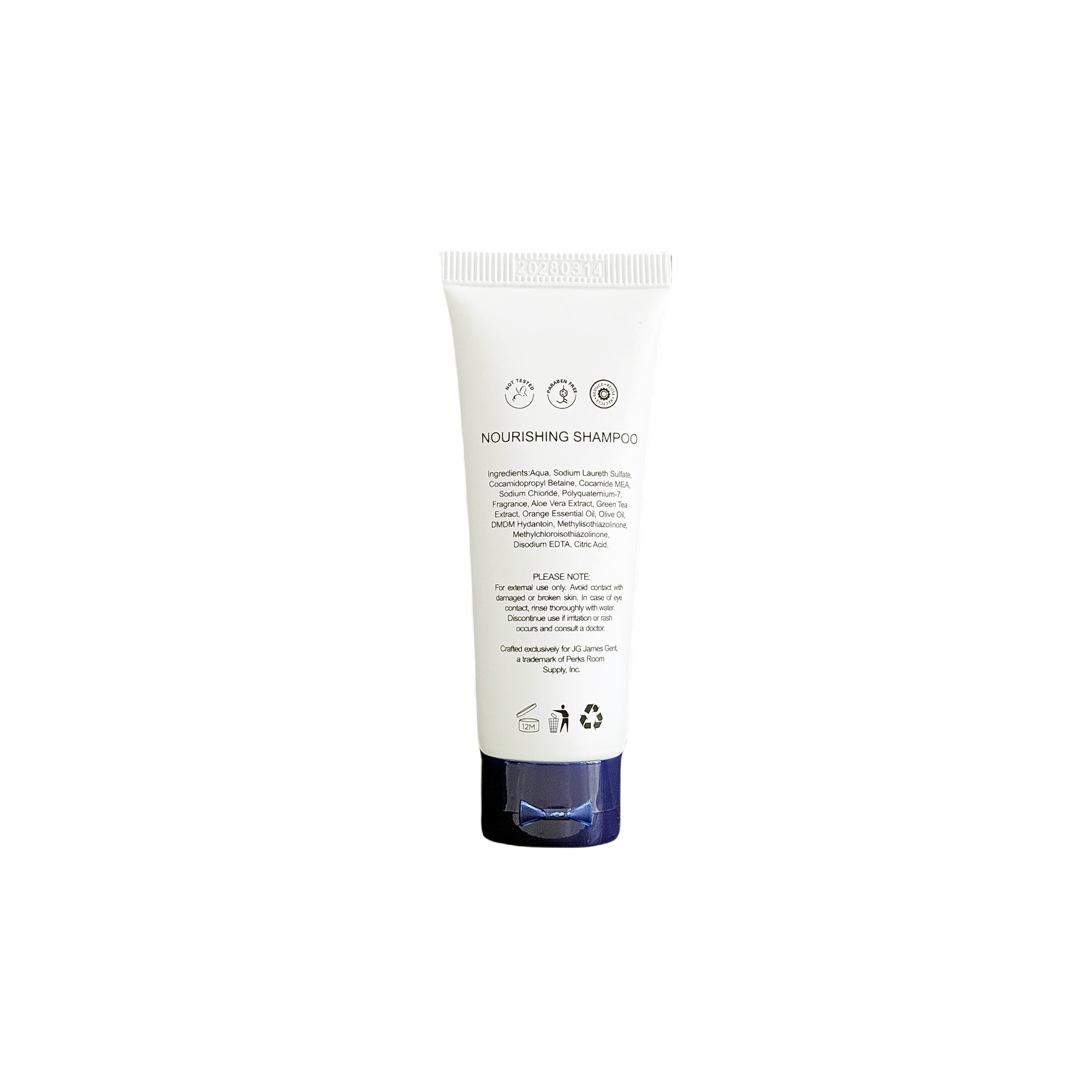 50 / 200 Pack James Gent Hotel Shampoo 1oz Travel Size - Bulk Hotel Toiletries for Hotels, Gyms, Spas & Travel Essentials - Mini Shampoo Bottles for Guests, Hospitality & Personal Use