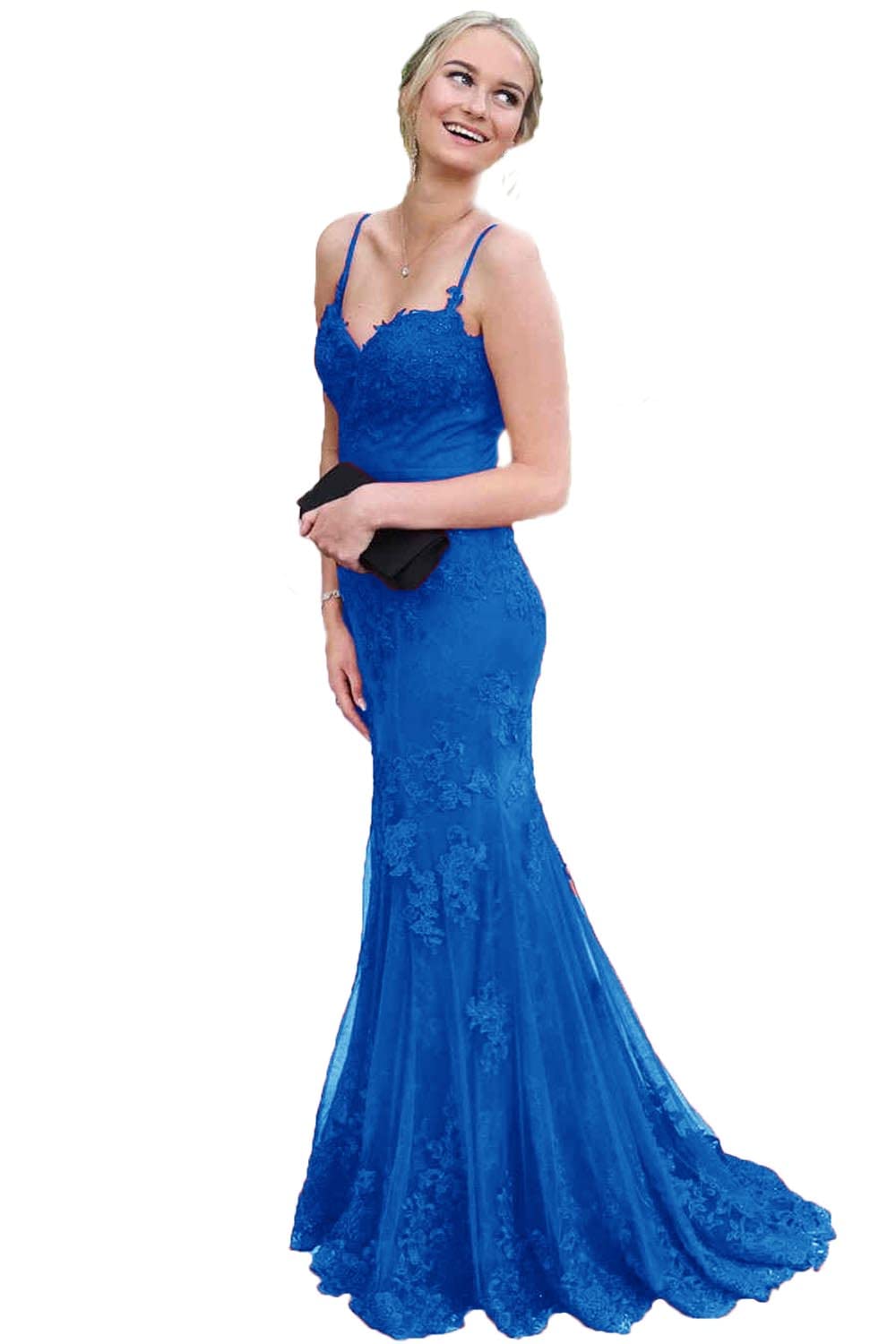 2022 Mermaid Lace Appliqué Prom Dress - Elegant Evening Gown for School Party, Formal Ball & Dance Events | Perfect for Homecoming, Quinceañera & Special Occasions