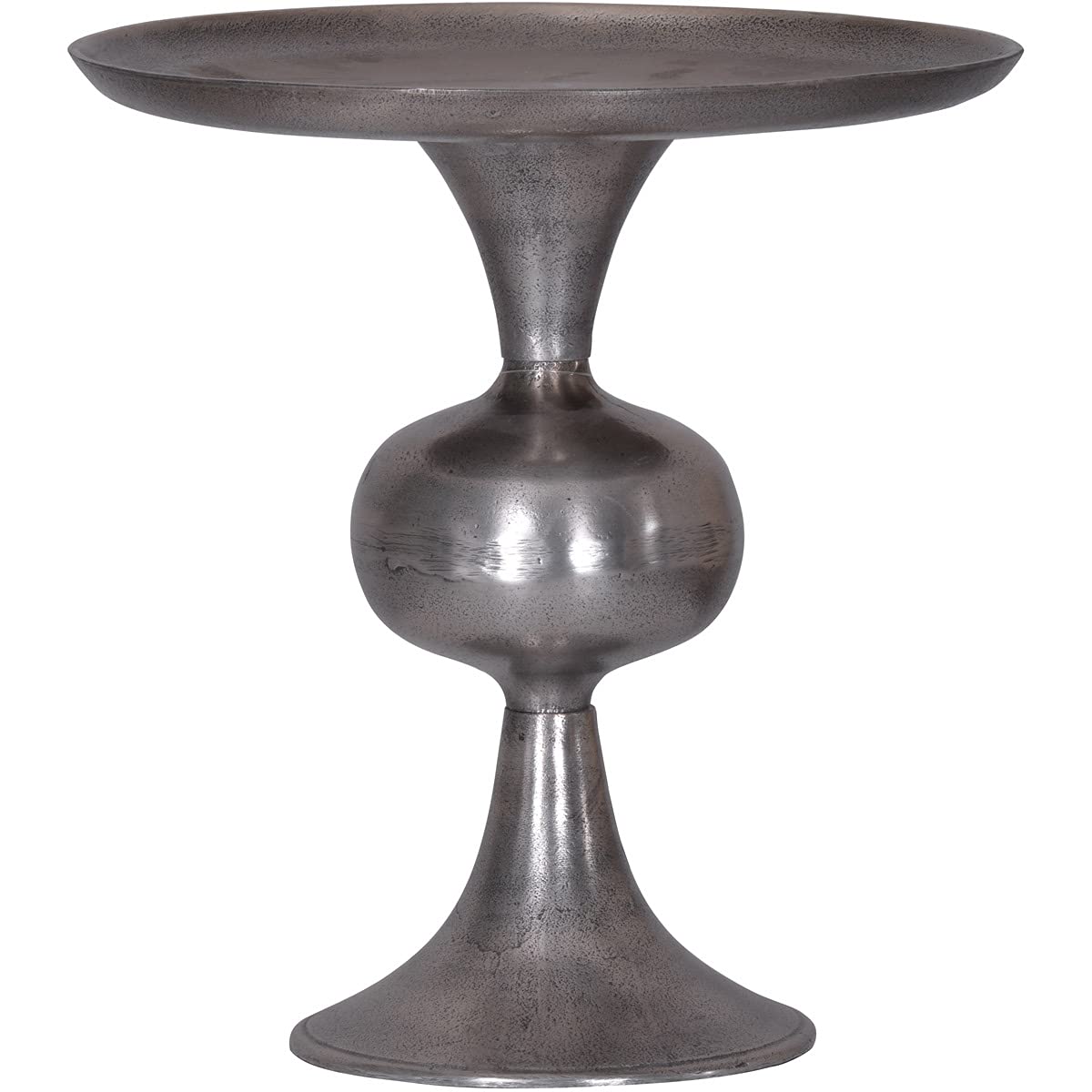 A&B Home Harrison Aluminum Cake Plate - Elegant Serving Tray for Desserts, Pastries & Snacks - Perfect for Parties, Weddings & Tea Time