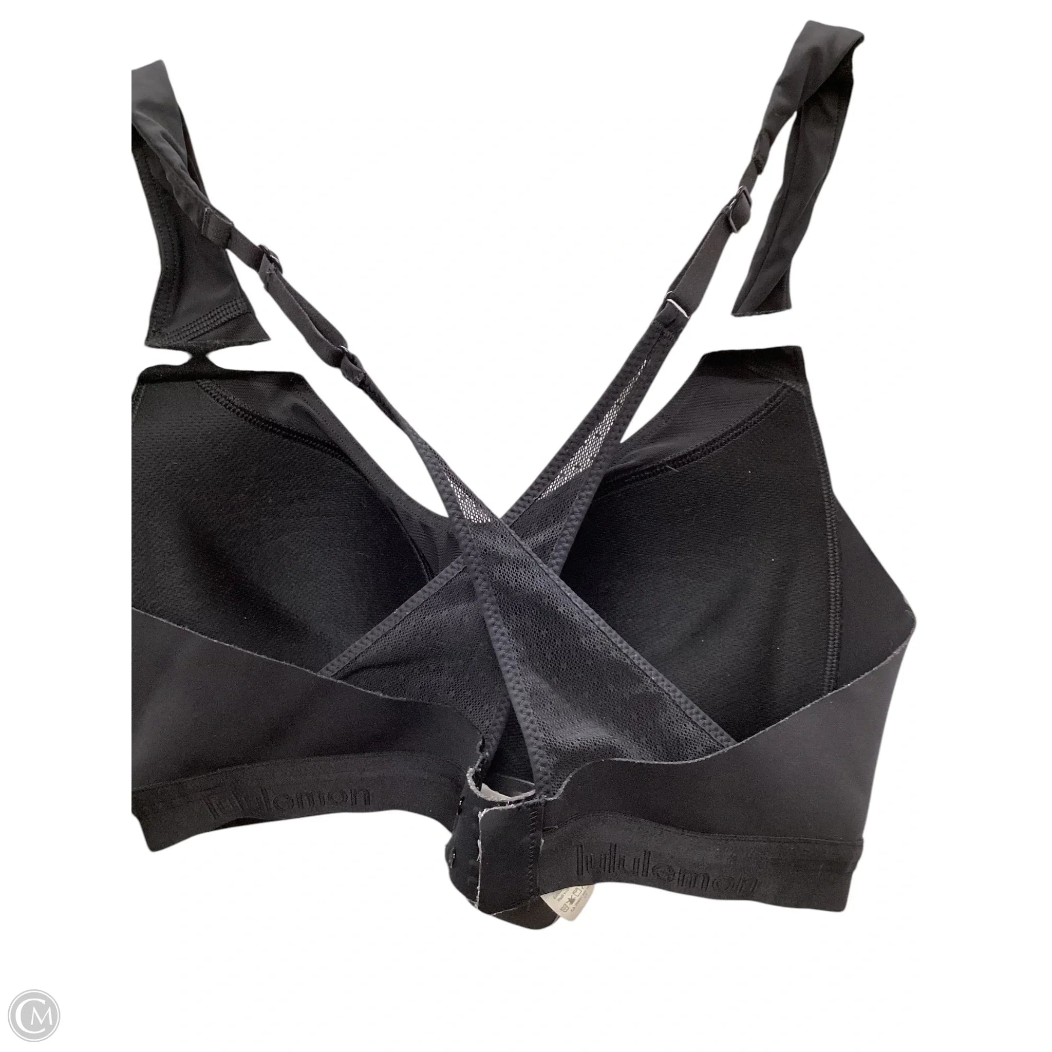 Lululemon Women's Black Athletic Sports Bra - High Support Workout Top for Running, Yoga & Gym