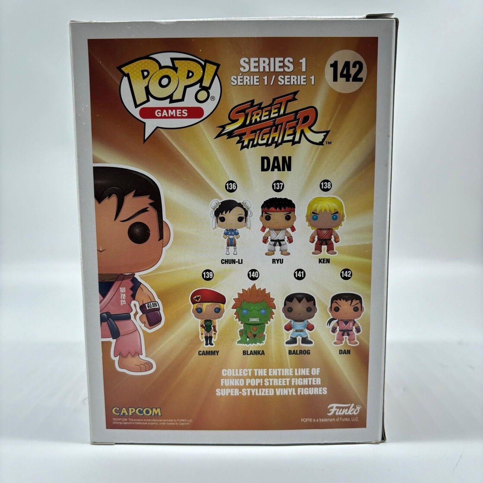 Dan Street Fighter #142 Funko Pop Vinyl Figure - Collectible Action Toy for Gamers & Anime Fans | Perfect for Display, Gifts & Gaming Room Decor