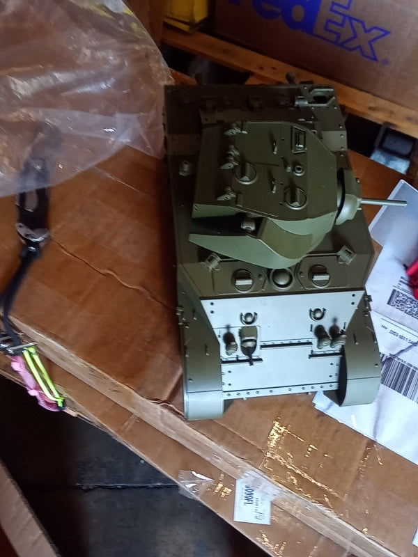 1/16 Scale RTR RC Tank - US Stuart M5A1 & British VI Light Tank with Sound & Lights | Ready-to-Run Remote Control Military Vehicle for Collectors & Battle Reenactments