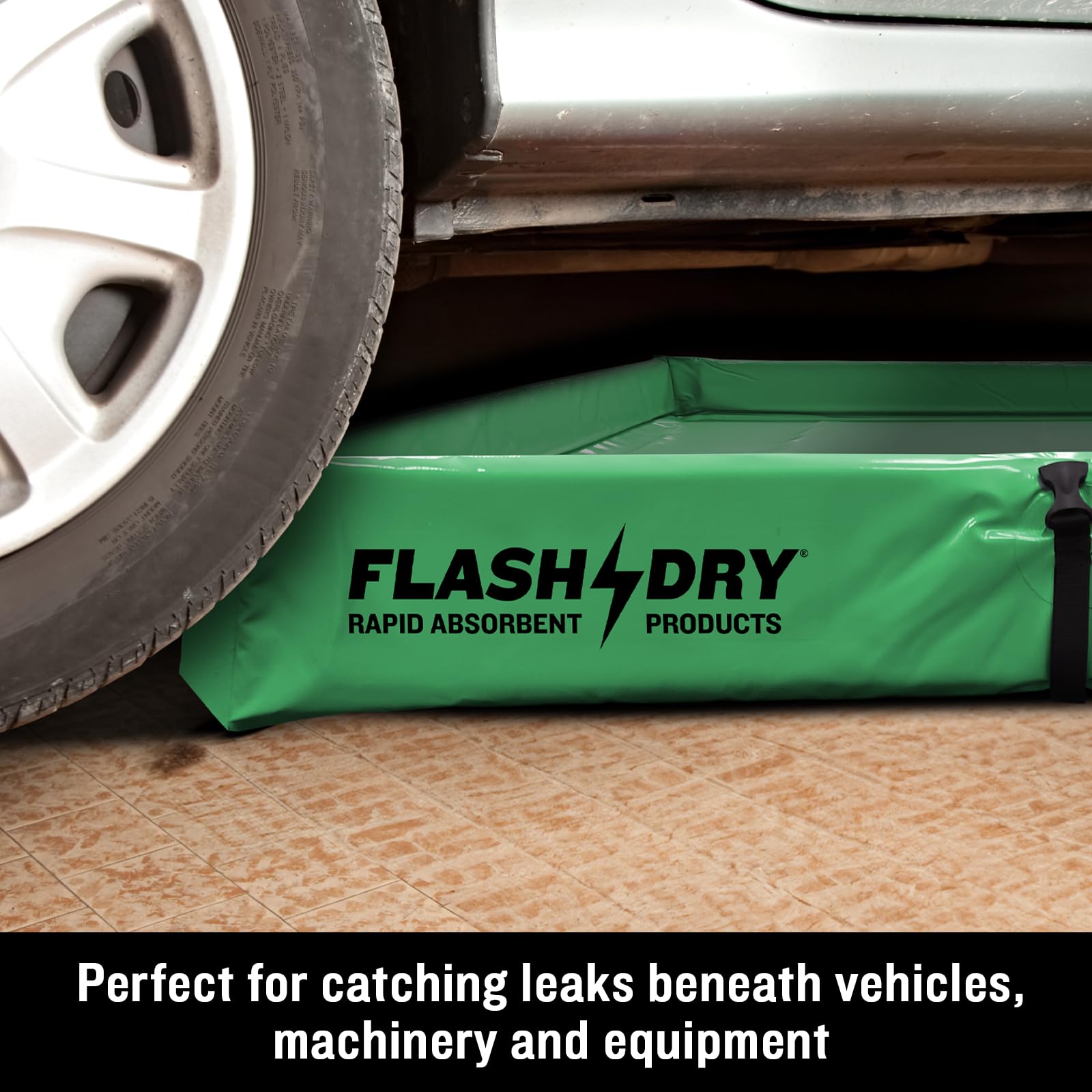 4’ x 4’ Portable Spill Containment Berm | Folding Duck Pond for Oil, Fuel & Chemical Spill Control | Heavy-Duty, UV-Resistant, Reusable & Easy to Clean | Ideal for Garage, Workshop & Industrial Use