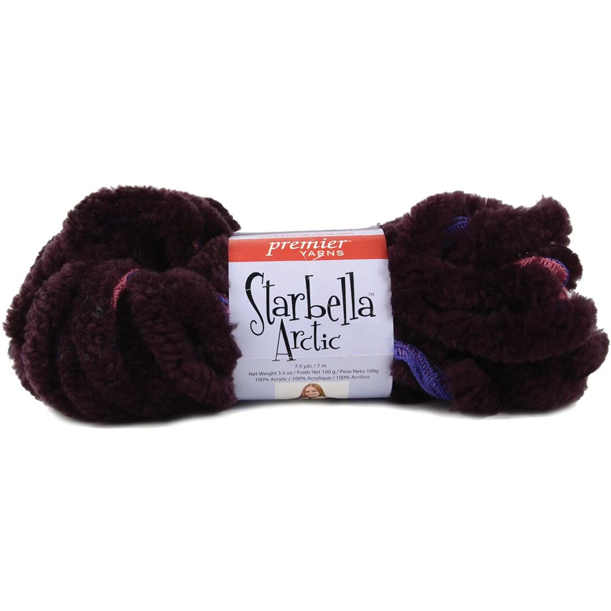 Premier Yarn 3-Pack Starbella Arctic Yarn - Soft & Chunky Knitting Yarn for Scarves, Blankets & Winter Crafts - Vineyard Color Collection - Perfect for DIY Crochet Projects & Cozy Home Decor