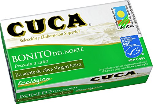 Premium Cuca Tuna in Organic Olive Oil - 3.9 oz Canned Tuna, High Protein, Keto & Paleo Friendly - Perfect for Salads, Sandwiches & Healthy Meal Prep