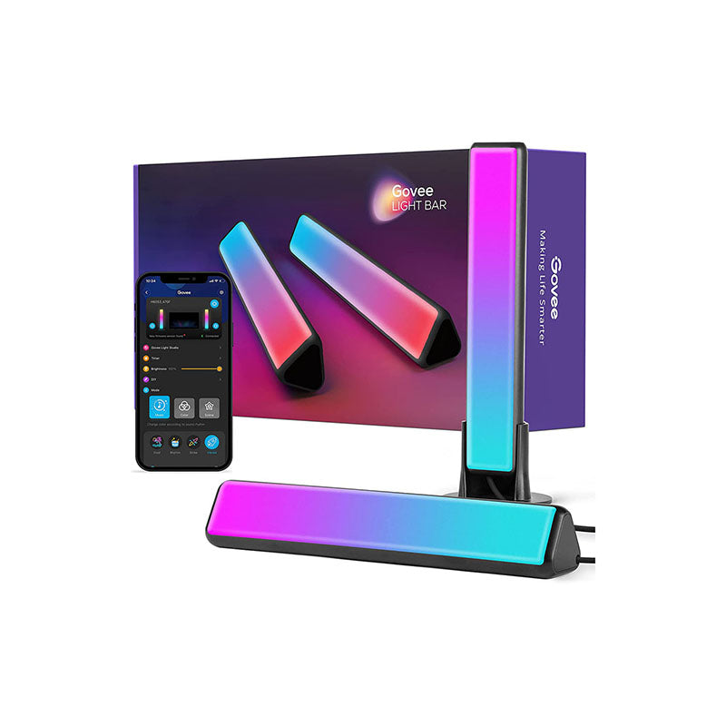 Govee Flow Smart LED Light Bar - RGBIC Color Changing Light Strip for Gaming, Home Decor & Ambiance Lighting