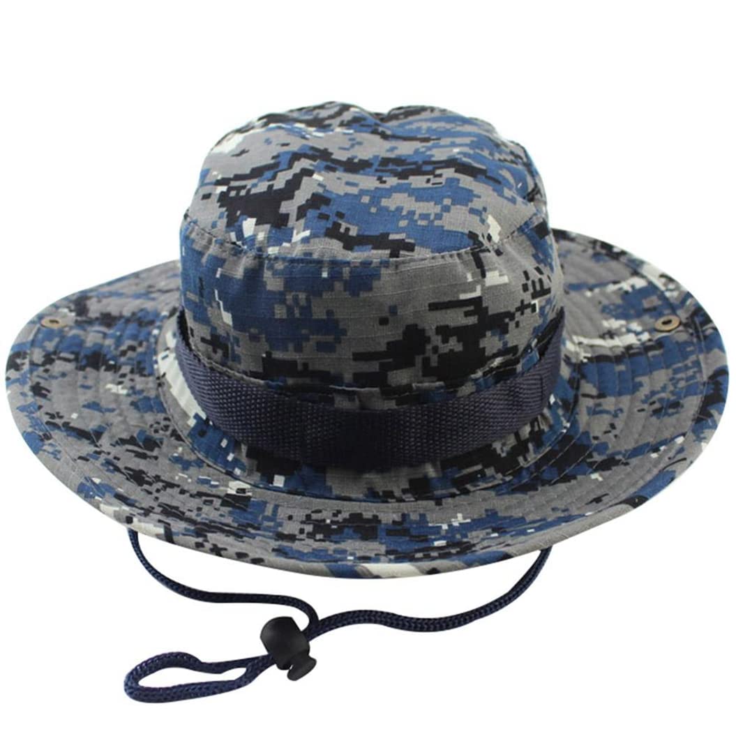 Breathable Camouflage Boonie Hat for Men & Women - Quick Dry Fishing Sun Cap with UPF Protection - Perfect for Summer Outdoor Activities, Hiking, Camping & Beach