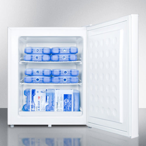 Accucold FS30L Compact All Freezer - 3.0 Cu Ft Reversible Door Upright Freezer with Front Lock | Perfect for Home, Office, Dorm & Small Spaces