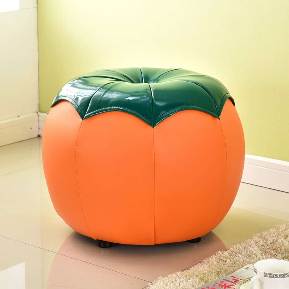 ZHANGRONG - Creative Fruit Shaped Shoe Stool for Kids, Cartoon Children's Small Stool, Fashion Low Stool for Sofa & Bedroom (Multiple Styles & Colors) - Perfect for Kids' Room Decor, Playroom Seating & Shoe Changing