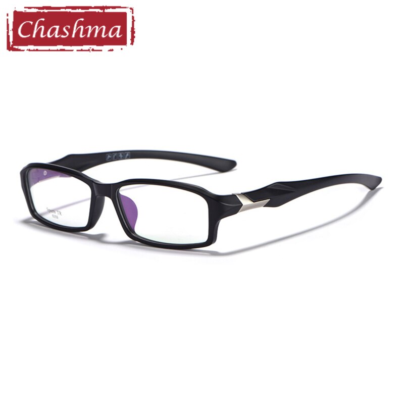 Men's Titanium Full Rim Rectangle Sports Eyeglasses TR90 Frame 6059 - Lightweight Durable Glasses for Running, Cycling & Outdoor Activities