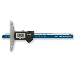 DIGI MET Digital Depth Gauge with IP65 Waterproof Protection - Accurate Measurement Tool for Machining, Woodworking & Metalworking Projects