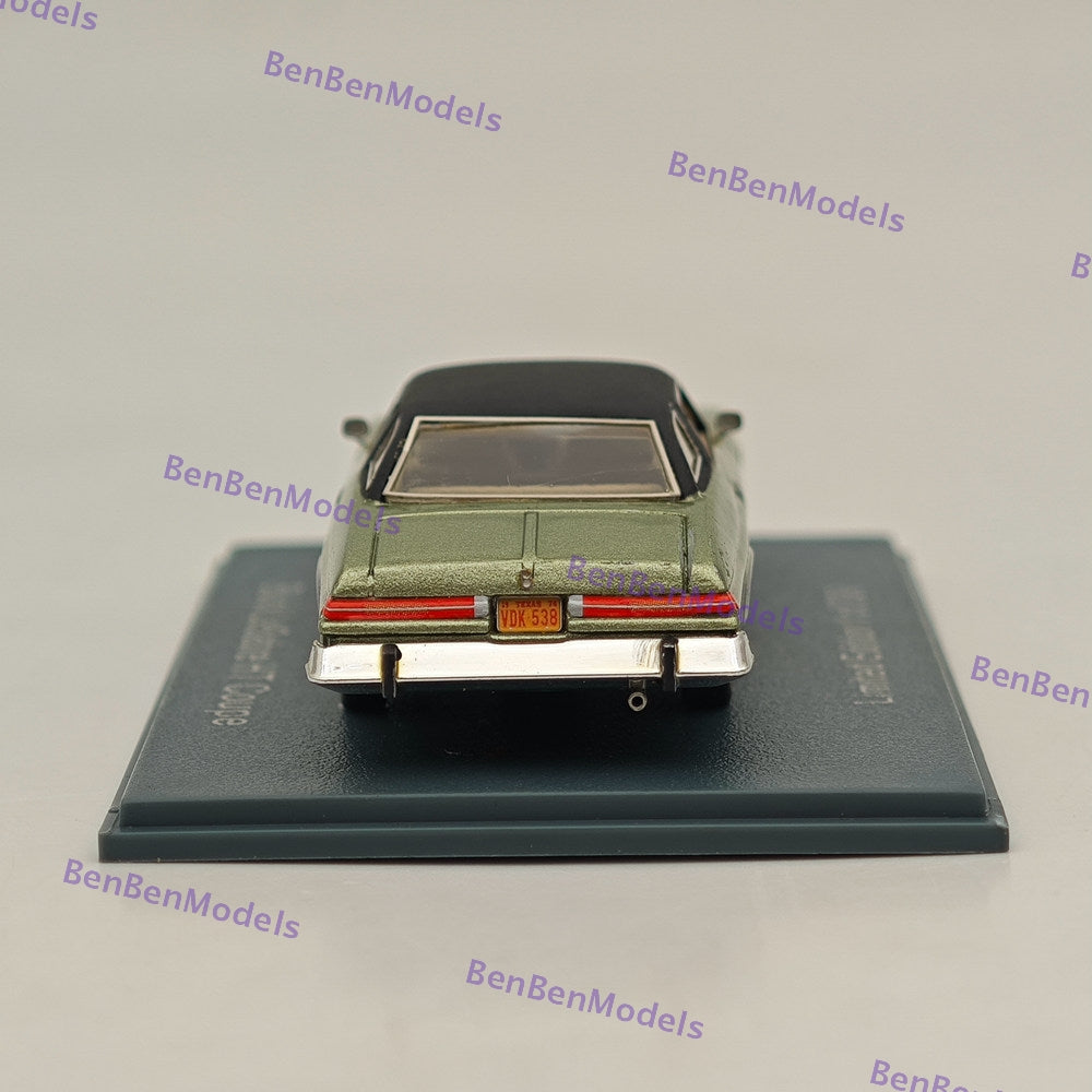 1/87 NEO SCALE MODELS Buick LeSabre HT Coupe Resin Car - Limited Edition Collectible Green Diecast Model - Perfect for Car Enthusiasts, Display Cases & Diorama Scenes