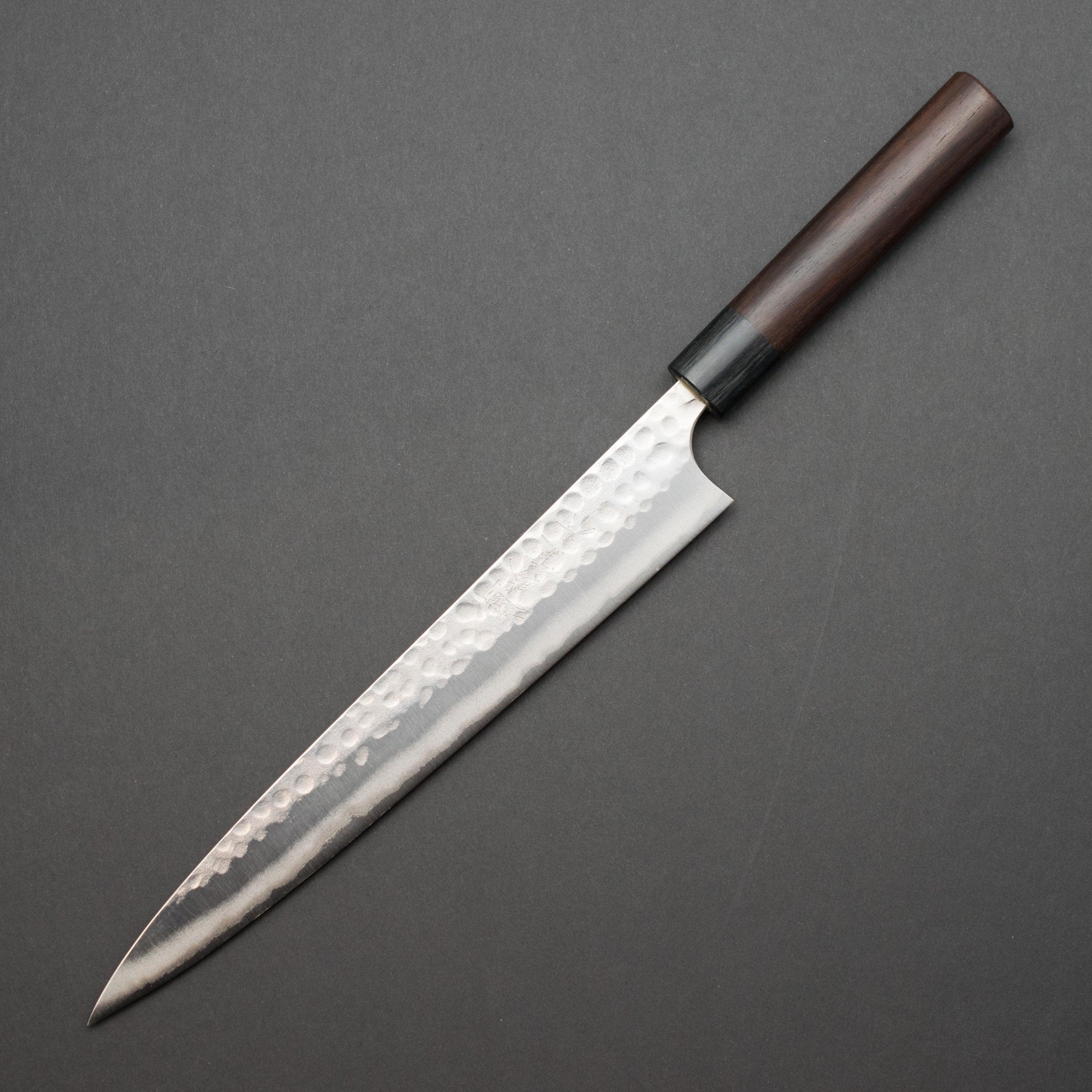 Premium Katsushige Anryu Hammered Sujihiki Knife 270mm - Japanese Handcrafted Chef Knife for Slicing Meat, Sushi & BBQ - Perfect for Professional Chefs & Home Cooking