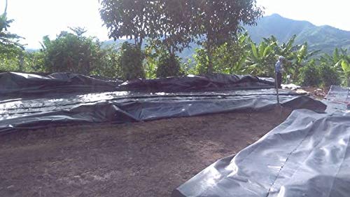 Premium 24x24 Pond Liner - Heavy Duty Fish Pond Tarp with 40+ Year Lifespan | UV Resistant & Durable Waterproof Membrane for Koi Ponds, Water Gardens & Backyard Landscaping Projects