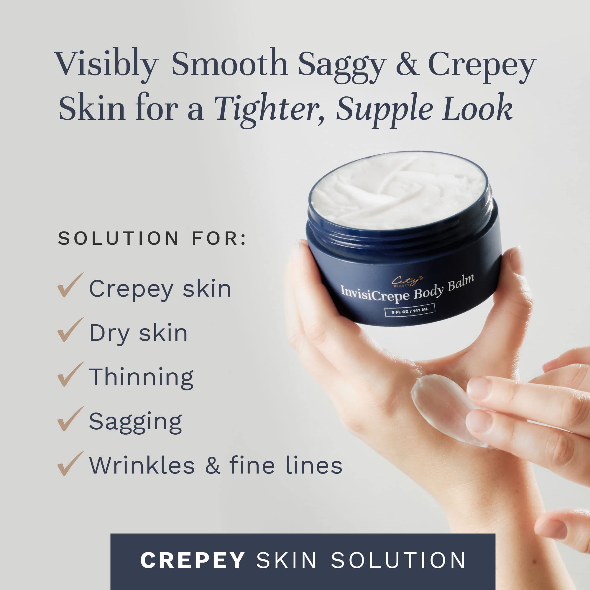 City Beauty Deluxe Firming Body Set - Ultra-Firming Dry Oil 1.6 fl oz, InvisiCrepe Body Balm 5 fl oz, Body Sculpt Firming Complex 4.05 fl oz | Skin Tightening, Wrinkle Reduction & Cellulite Treatment | Perfect for Post-Pregnancy, Weight Loss & Anti-Aging Care