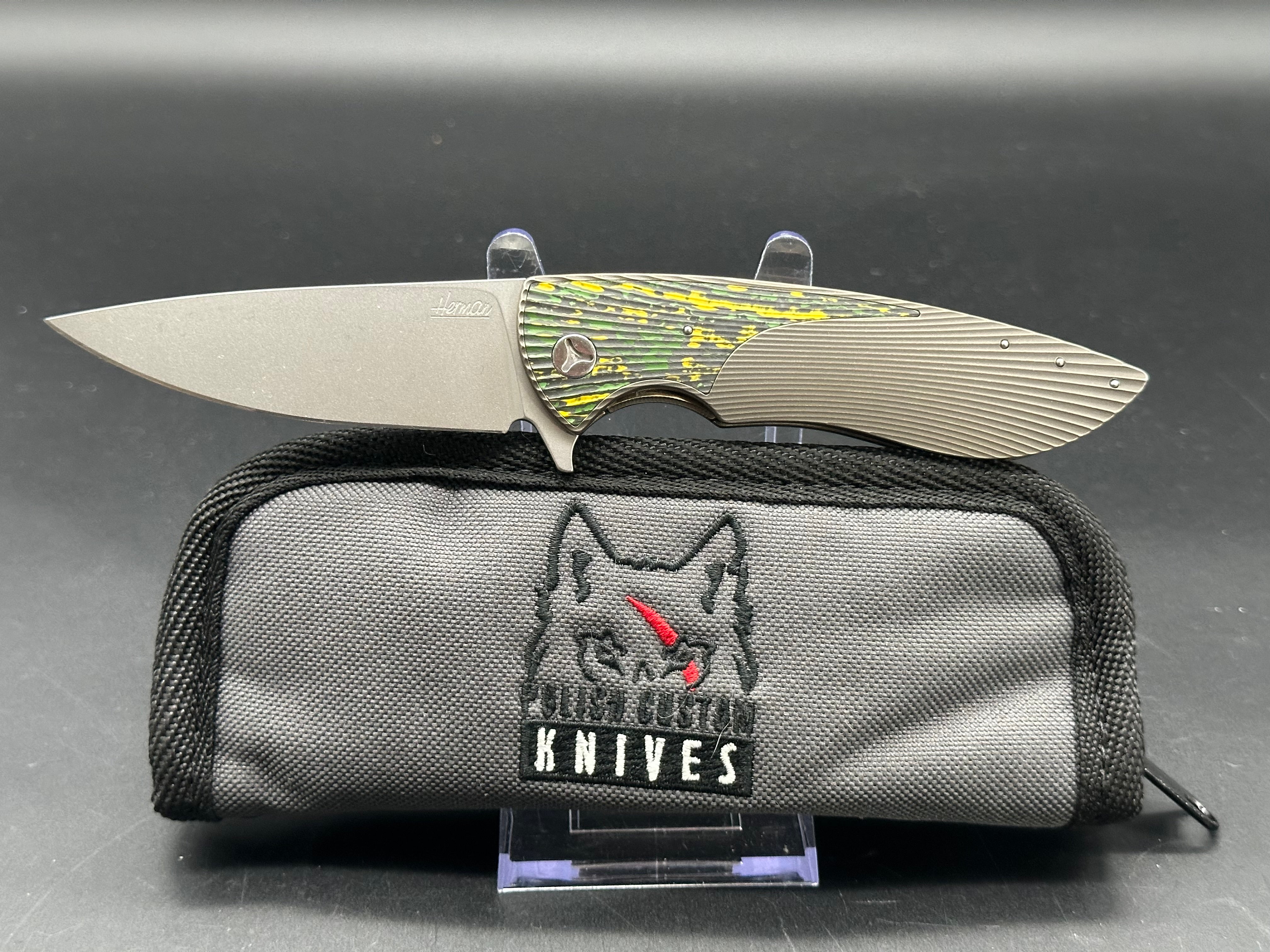 Herman Sting Custom Knife - High-Quality Handmade Hunting & Outdoor Knife for Camping, Survival, and Bushcraft - Perfect Gift for Knife Enthusiasts