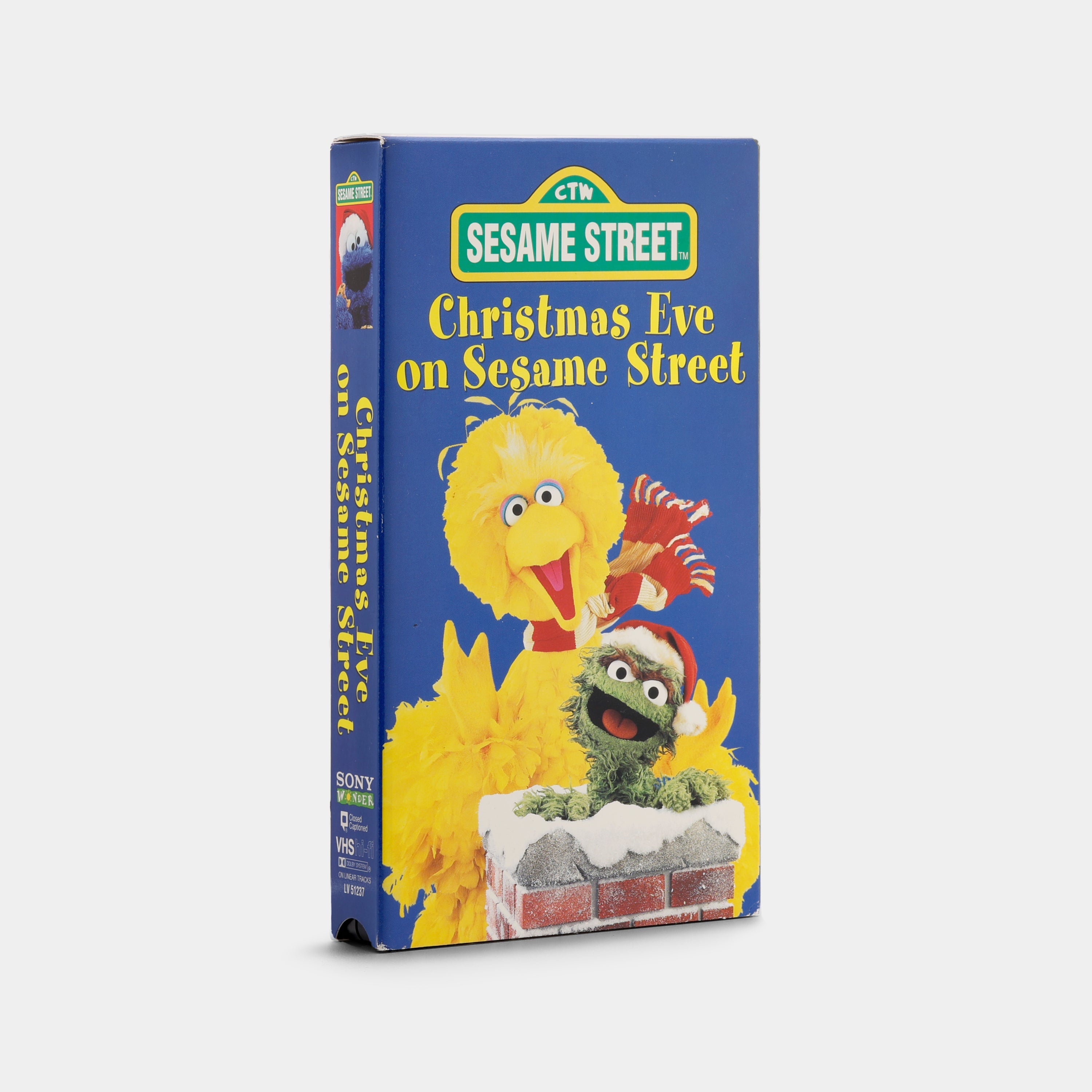 Christmas Eve on Sesame Street VHS Tape - Classic Holiday Special with Elmo & Big Bird - Perfect for Family Movie Nights & Nostalgic Christmas Gift